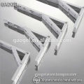 OEM wall auto galavnized i/ c/ y / h/ u structured steel /brass/aluminum metal hardware stainless steel wall handrail bracket